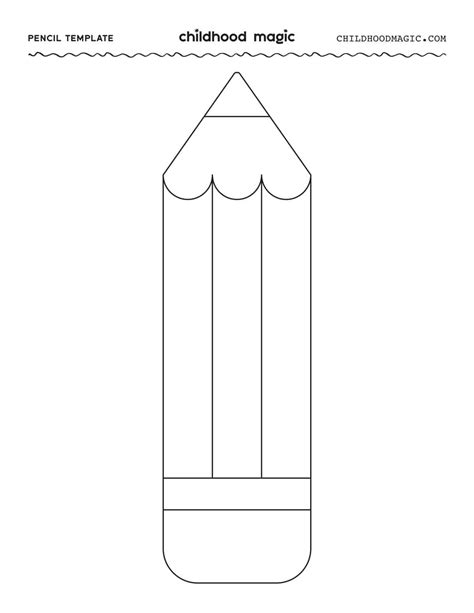 Printable Pencil Template