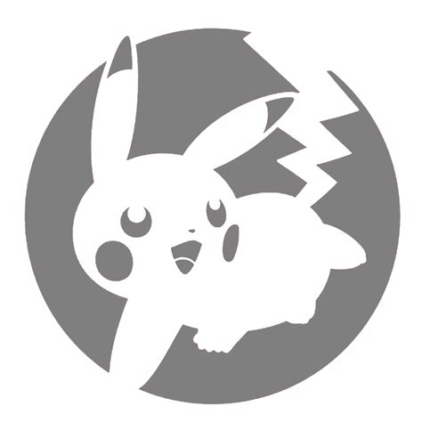 Printable Pikachu Pumpkin Stencil