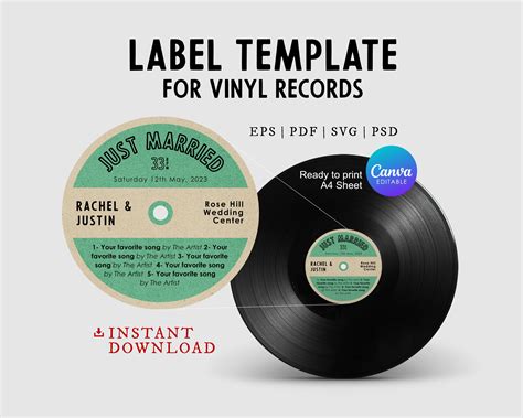 Printable Vinyl Label