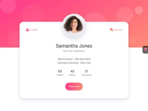 Profile Site Template