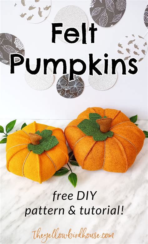 Pumpkin Sewing Template