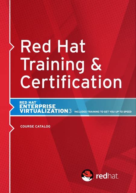 Red Hat Training Catalog