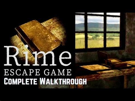 Rime Escape Game Walkthrough