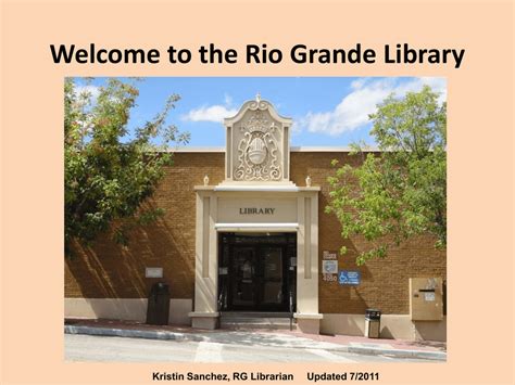 Rio Grande Library Catalog