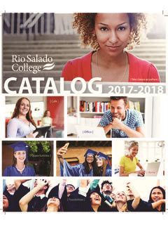 Rio Salado Course Catalog