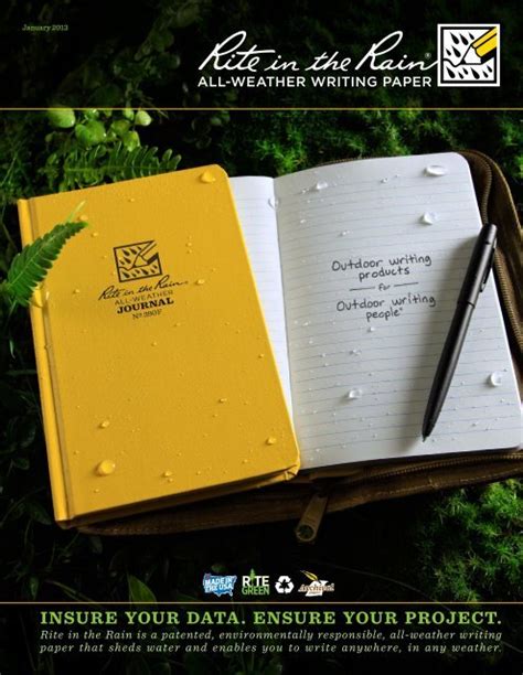 Rite In The Rain Catalog