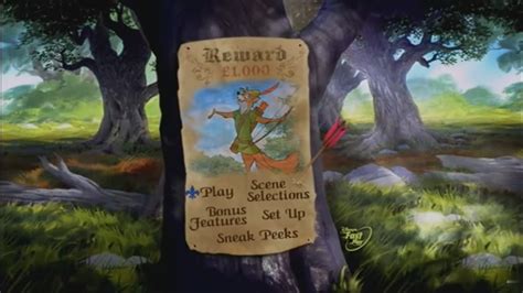 Robin Hood Dvd Menu Walkthrough