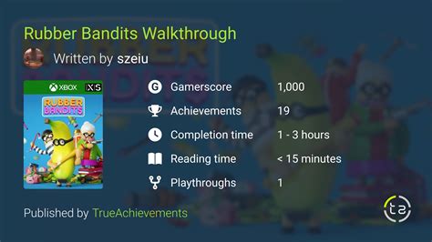 Rubber Bandits Walkthrough