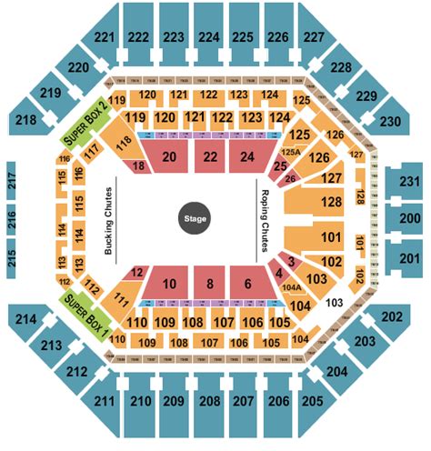 Sa Rodeo Seating Chart