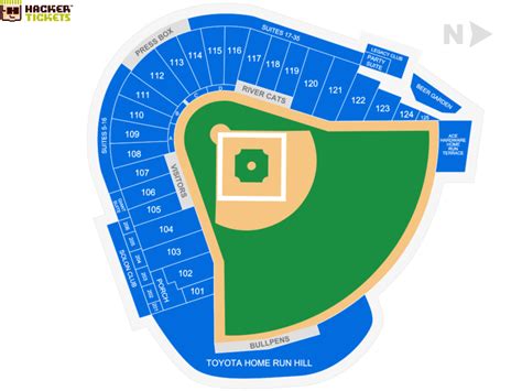 Sacramento A S Seating Chart