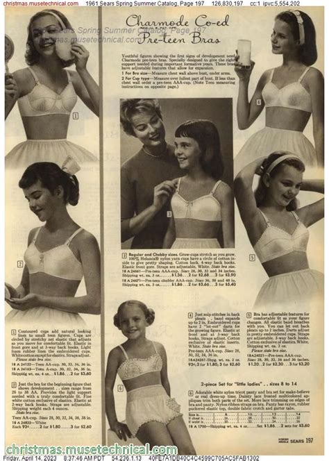 Sears Catalog Bra Ads