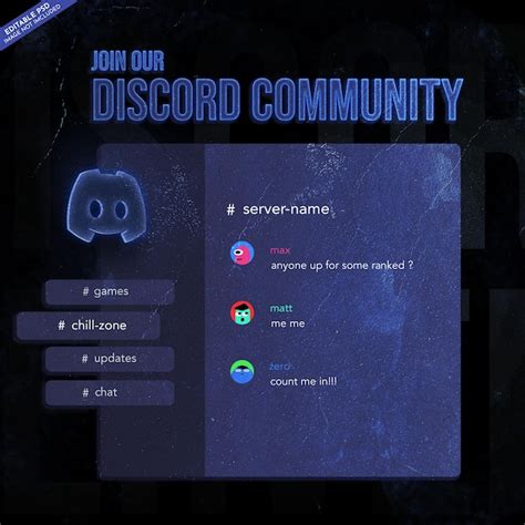 Server Ad Template Discord