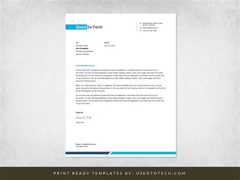 Simple Letterhead Template