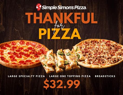 Simple Simon S Pizza Coupons Printable