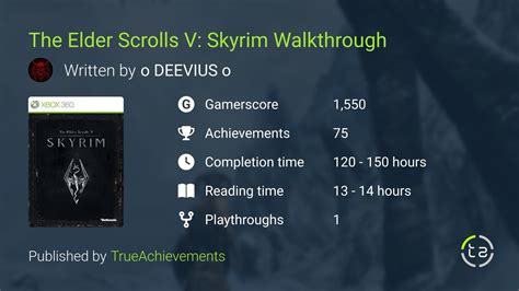 Skyrim Walkthrough Guide