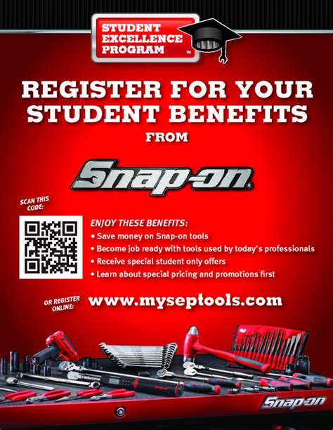Snap On Student Excellence Program Catalog