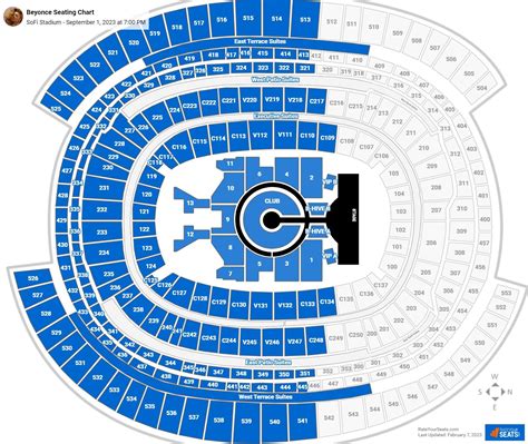 Sofi Stadium Seating Chart Beyonce