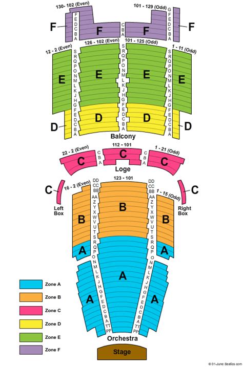 State Theater Nj Seating Chart