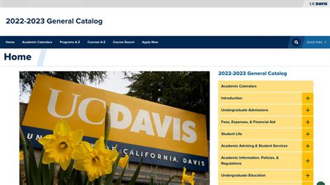 Uc Davis General Catalog By Subject Code