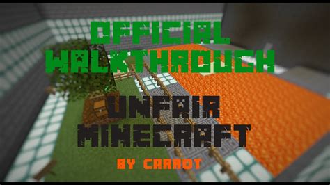 Unfair Minecraft Walkthrough