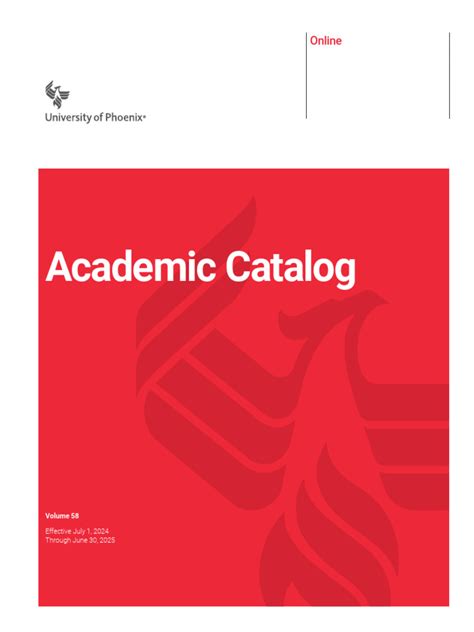University Of Phoenix Program Catalog