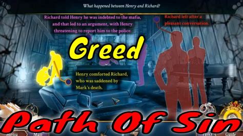 Unsolved Path Of Sin Greed Walkthrough