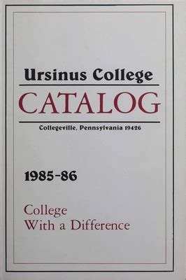 Ursinus Course Catalog
