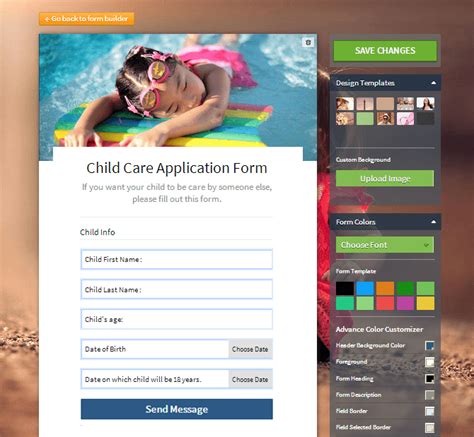Web Form Template
