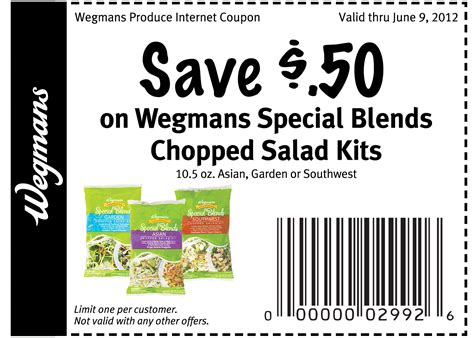 Wegmans Coupons 5 Off Printable