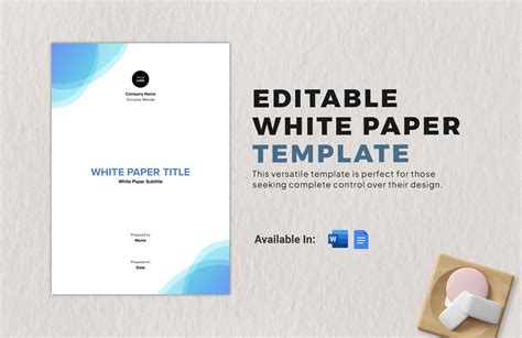 White Paper Template For Word